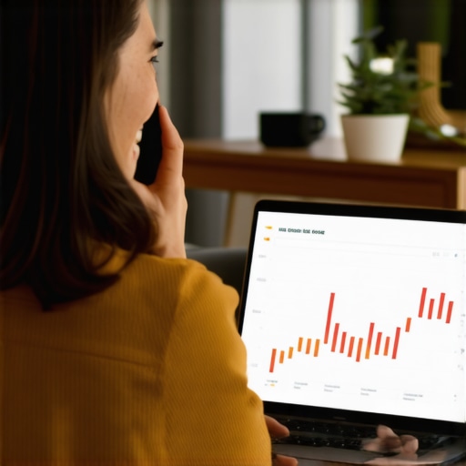 A person achieving credit score improvement through a successful goodwill adjustment phone call.