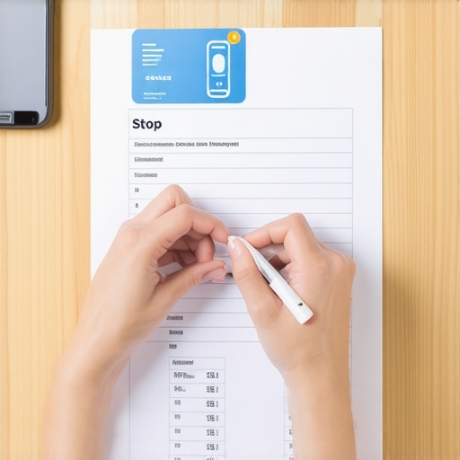 A person reviewing physical credit reports to protect financial privacy.