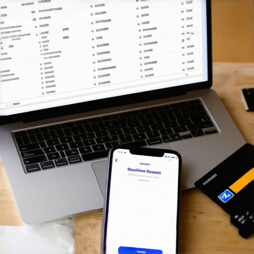 The Essential Tools for Credit Maintenance Financial spreadsheet and credit card on a desk representing credit maintenance tools