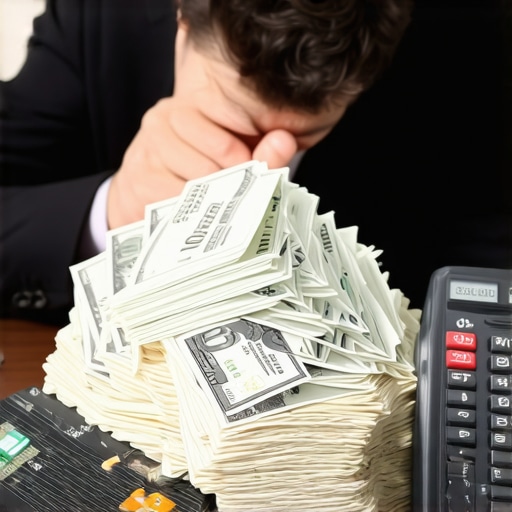A person managing credit card debt and consolidation loans