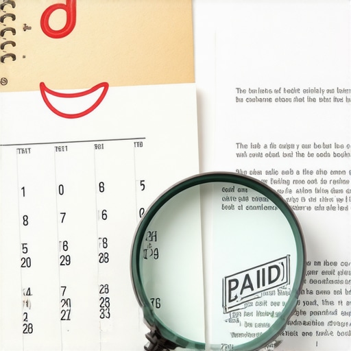 A calendar and debt documents illustrating the statute of limitations on old collections.