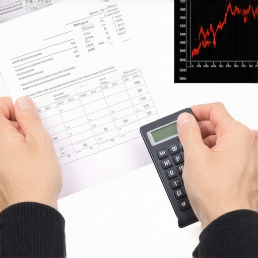 Person analyzing a credit report showing a score decrease despite making payments