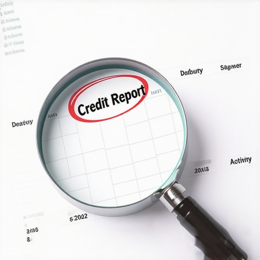 A calendar and magnifying glass representing credit report aging and debt statutes.
