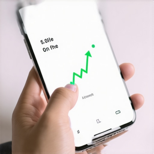 Updating income on a banking app for a credit limit increase A person successfully updating their income profile on a mobile banking app to qualify for a higher credit limit.